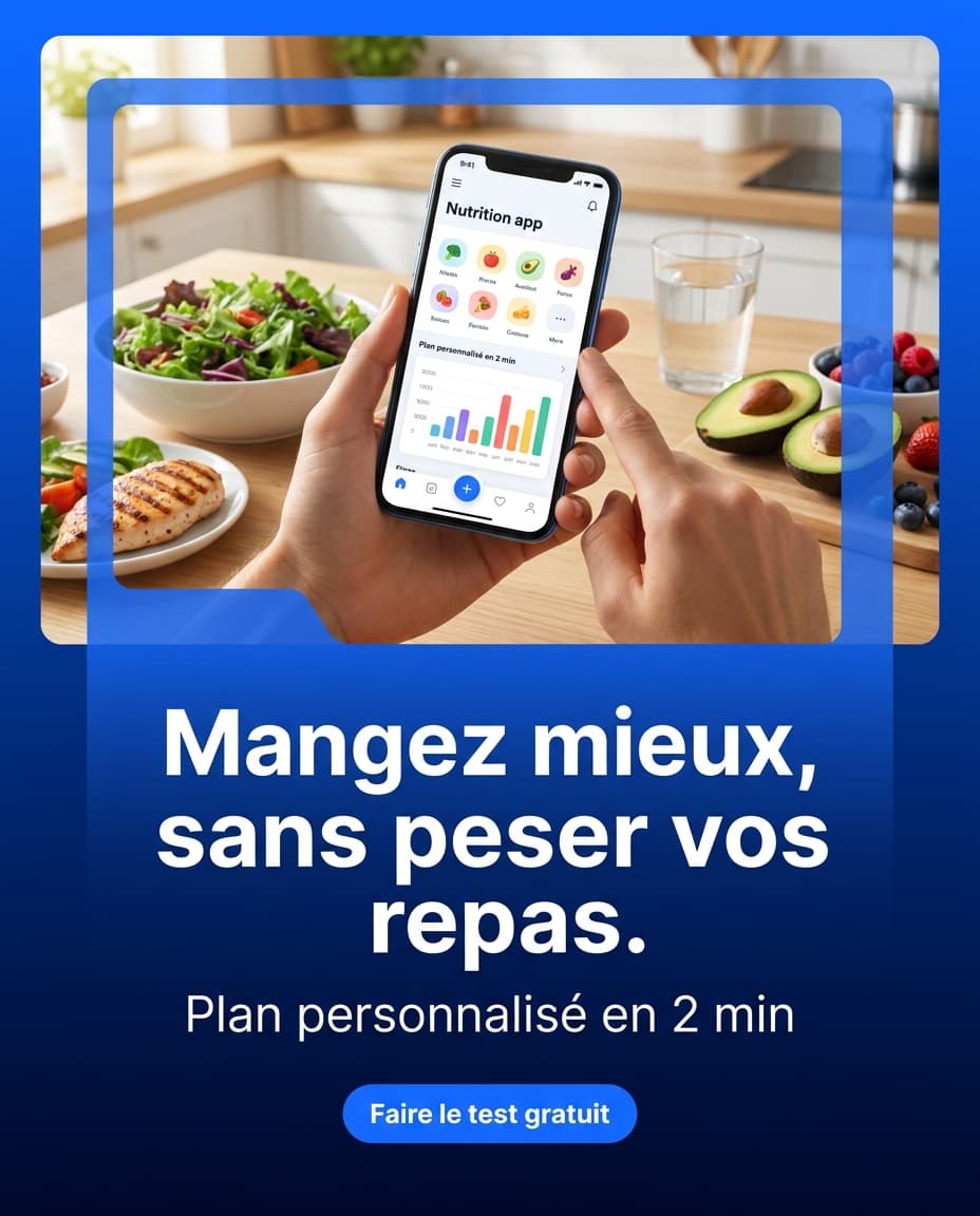 Exemple de publicité — Appli nutrition