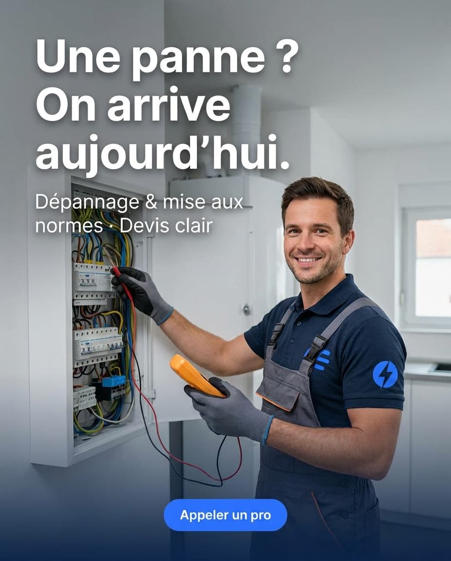Exemple de publicité — Électricien