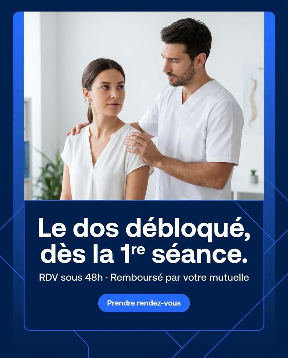 Exemple de publicité — Ostéopathe