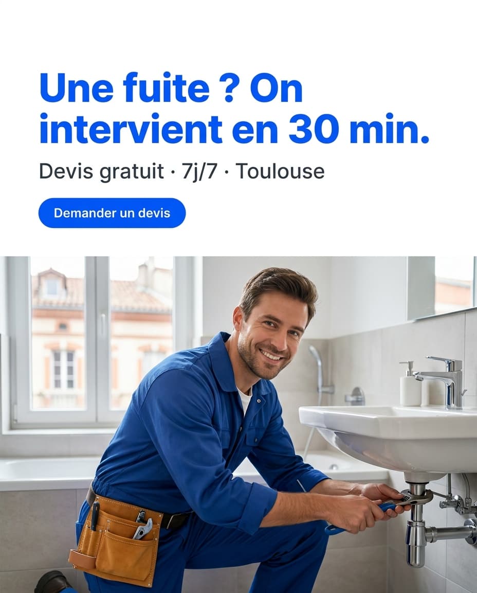 Exemple de publicité — Plombier