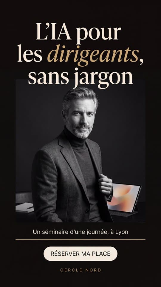 Publicité Cercle Nord, Formation IA