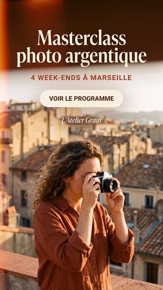 Publicité L'Atelier Grain, Formation photo