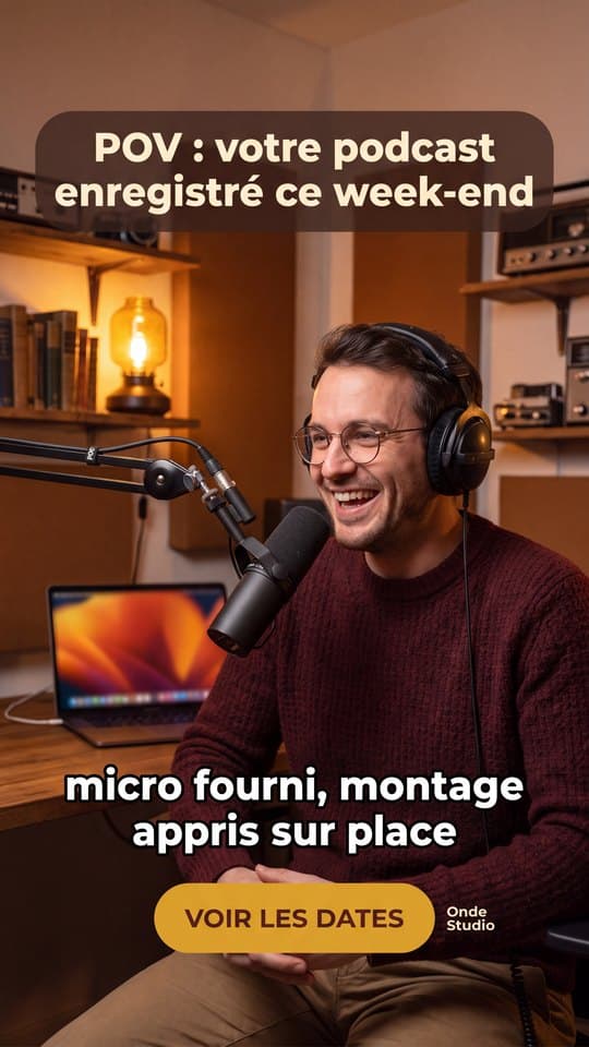 Publicité Onde Studio, Formation podcast